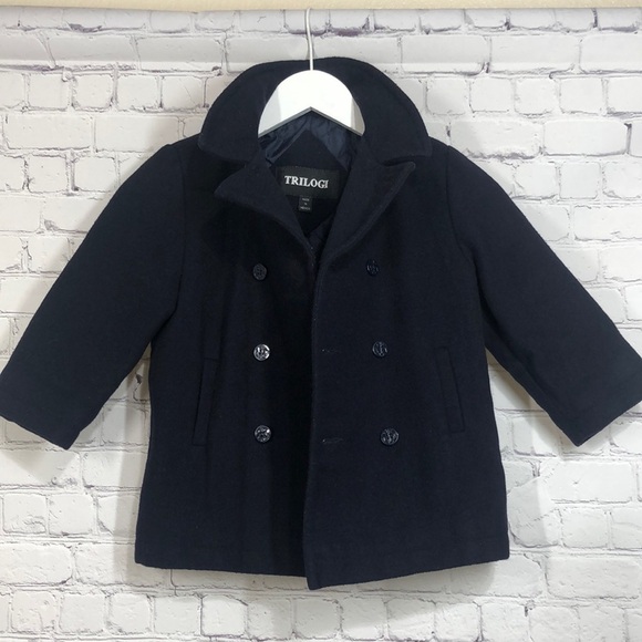 Trilogi coat for kids navy blue